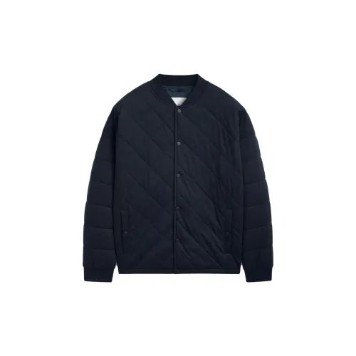 Massimo Dutti Jackets Men Navy Blue