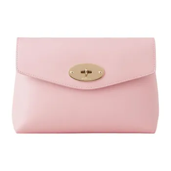 Mulberry Darley Grained Calfskin Makeup Bag Regular Women's Rose Pink