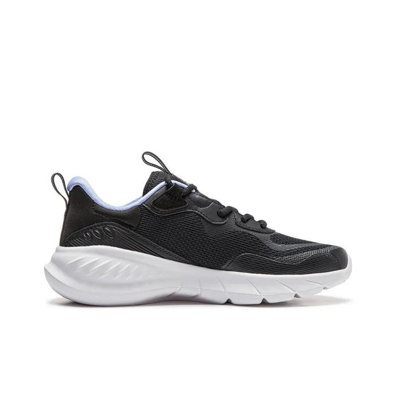 LiNing EasyFit Fle Shock Absorbers Slip Resistant Breathable Low Top Running Shoes Women's Black-1