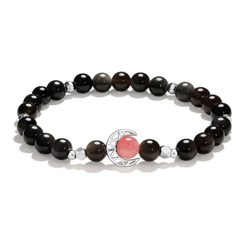 LEONAJ Obsidian Bracelets Unisex-0