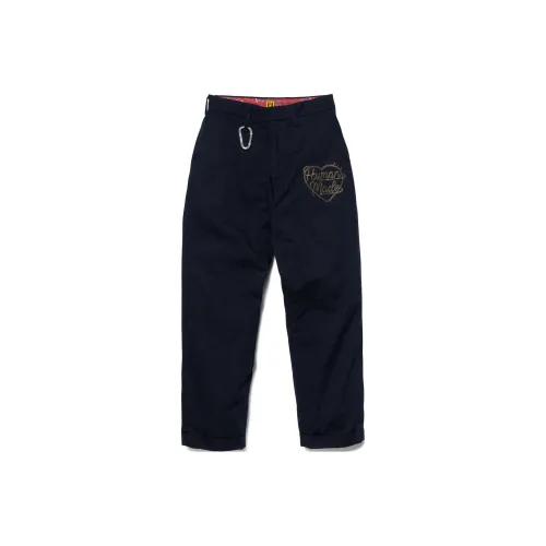 HUMAN MADE Logo-embroidered Cotton Trousers