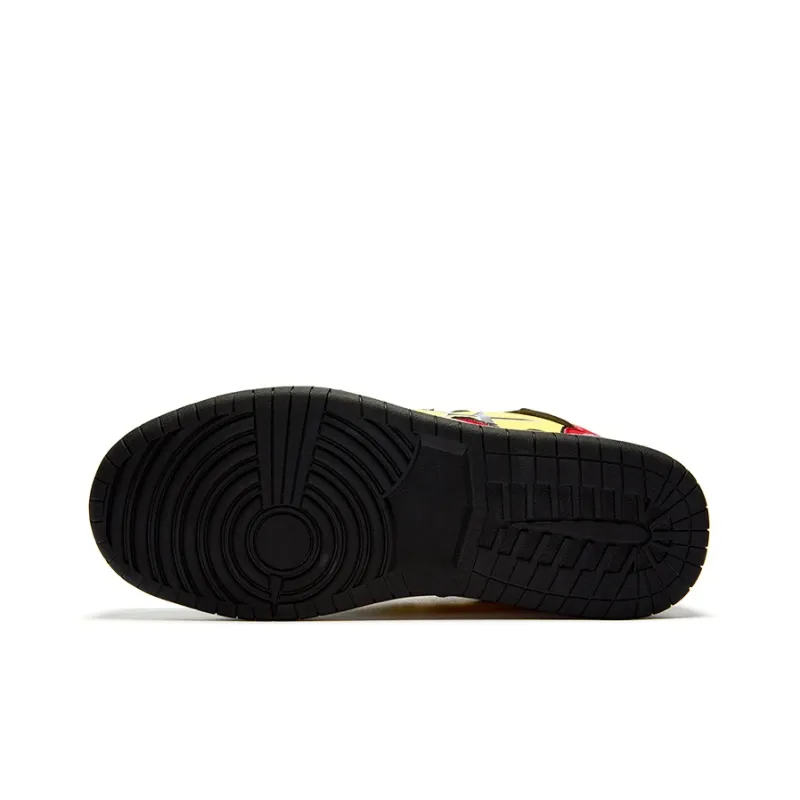 A1 Puffy Shoes Coverage Thermal Abrasion Resistant Breathable Low Top Skateboard Shoes Unisex-98