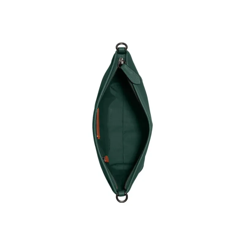COACH Dufflette Polished Pebbled Leather Shoulder Bag Crossbody Bag Small Size Women's Green-2
