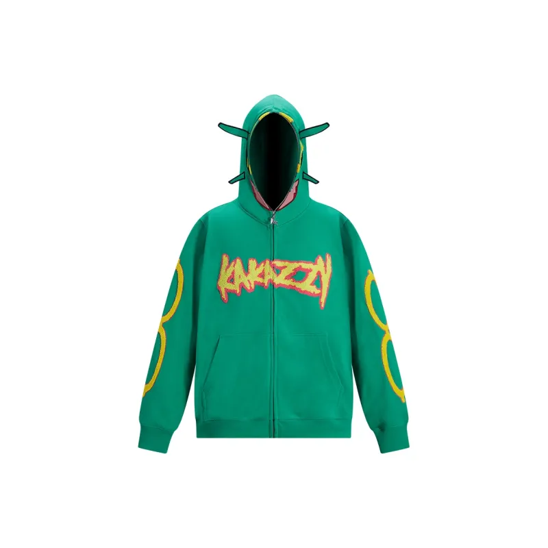 KAKAZZY Sweatshirts Unisex Green-1