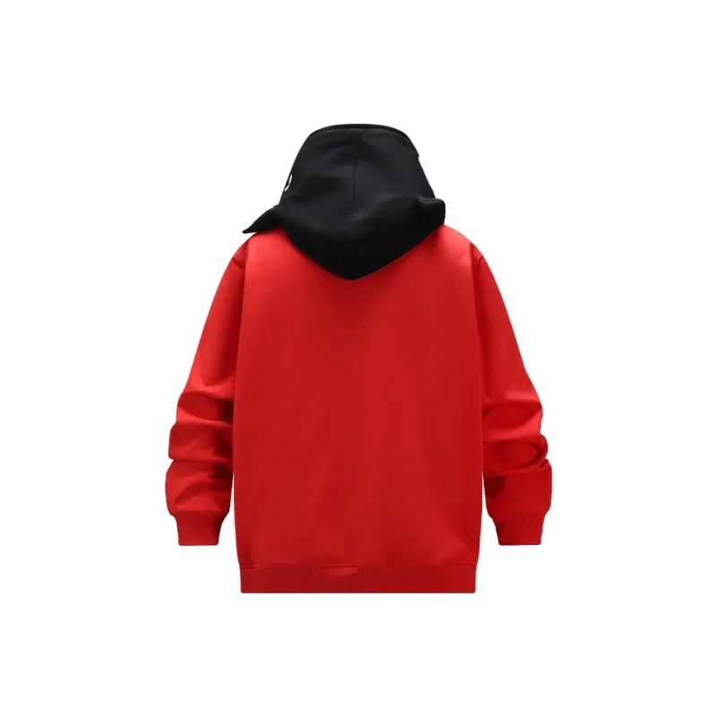 KAKAZZY Sweatshirts Unisex Red-4