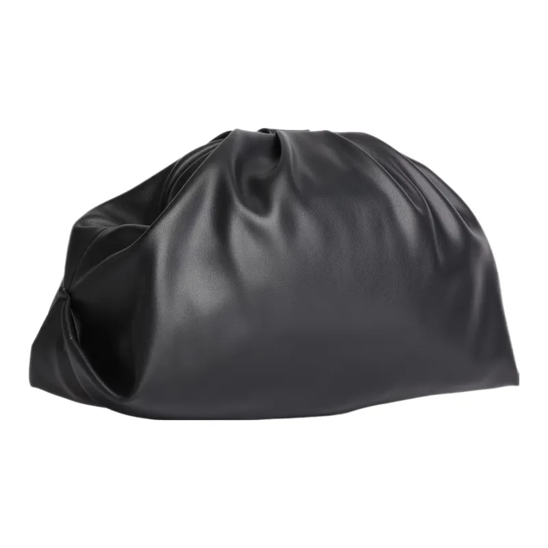 CALVIN KLEIN Polyester Cloud Bag Clutch Women's Black-1
