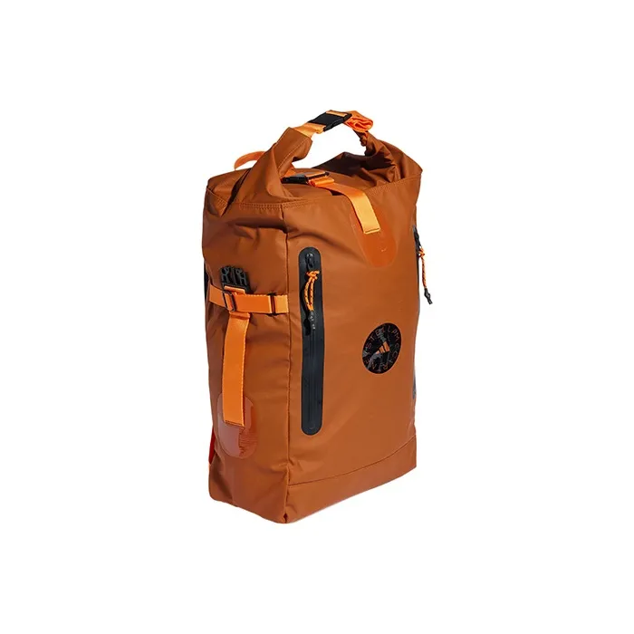 Adidas Stella McCartney Collaboration Polyurethane Backpack Women's Brown, Red, Orange, Yellow, Black-1