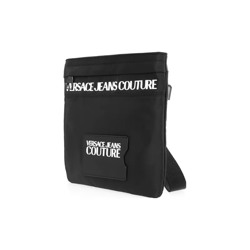 VERSACE JEANS COUTURE Polyamide Messenger Bag Shoulder Bag Crossbody Bag Men's Black-1