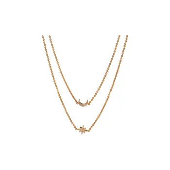 EMPORIO ARMANI Silver Necklaces Women's Rose Gold