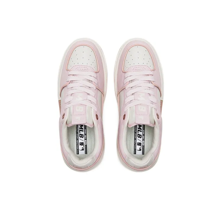 MLB Chunky Liner Bare Eyes 3D Low Top Skateboard Shoes Unisex Pink-3