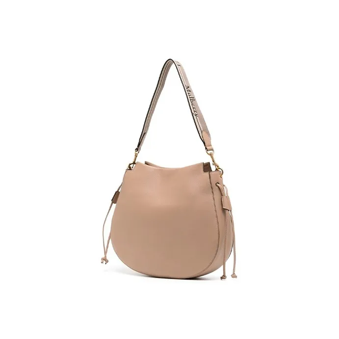 Mulberry Calfskin Shoulder Bag Crossbody Bag Regular Women's Beige-1