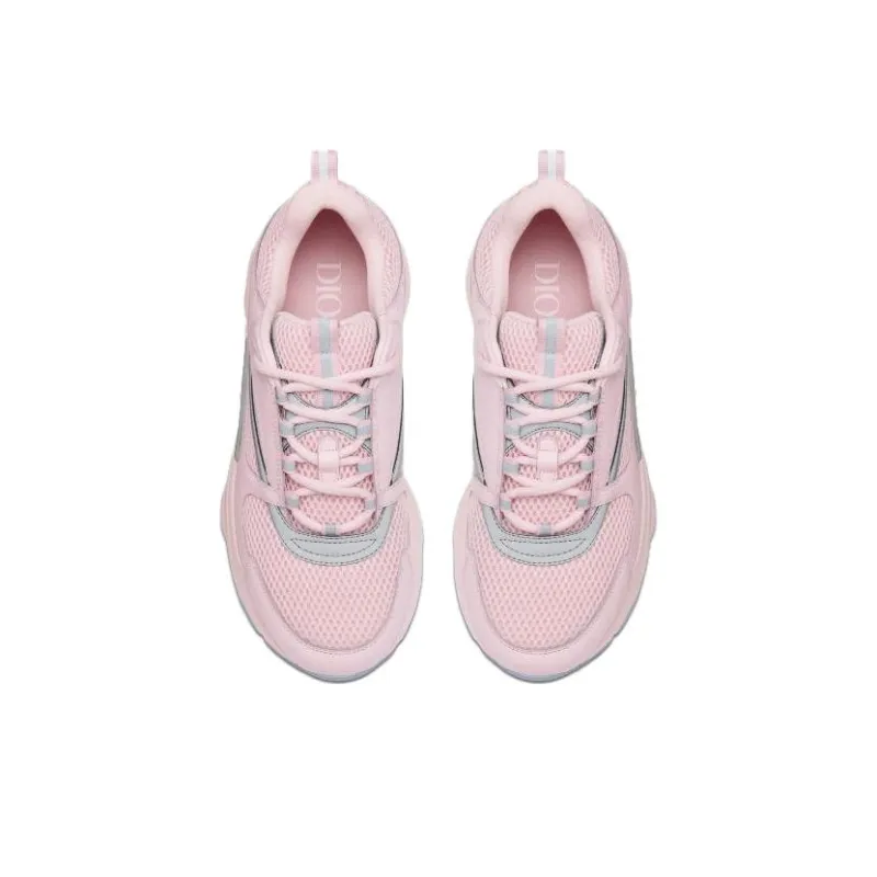 DIOR B22 Pink Technical Mesh Pink Silver-3