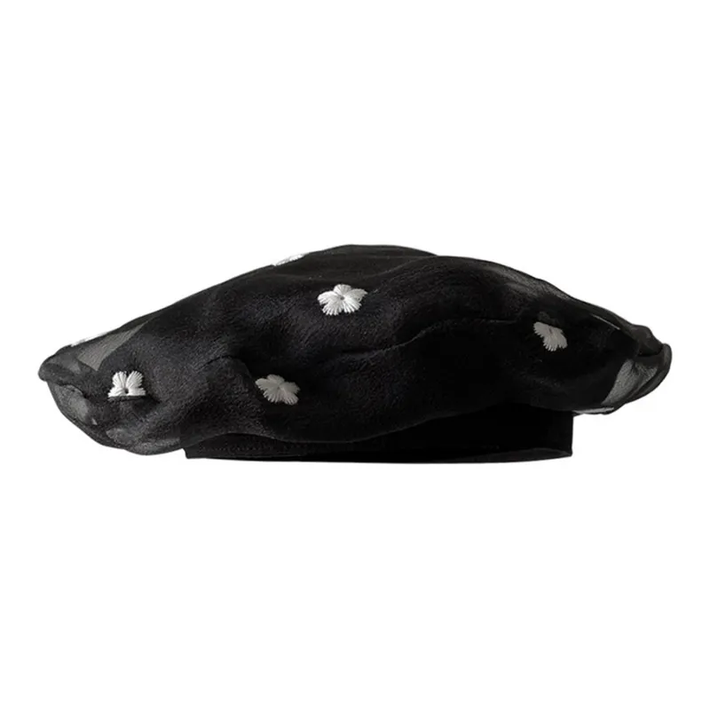 PIARA Linen Polyester Berets Women's-0