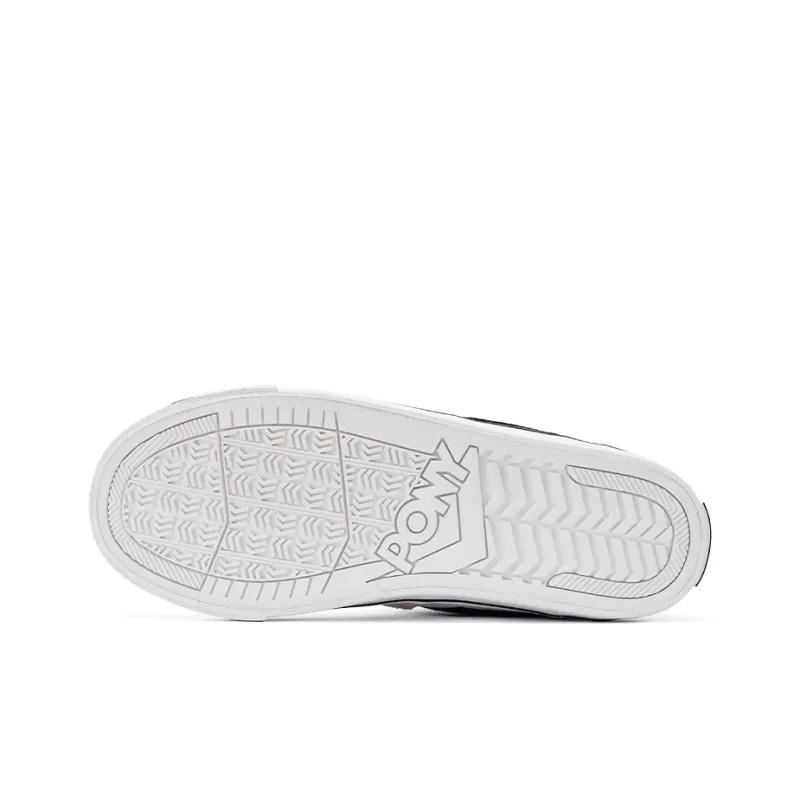 PONY Durable Breathable Low Top Skateboard Shoes Unisex Ecru-4