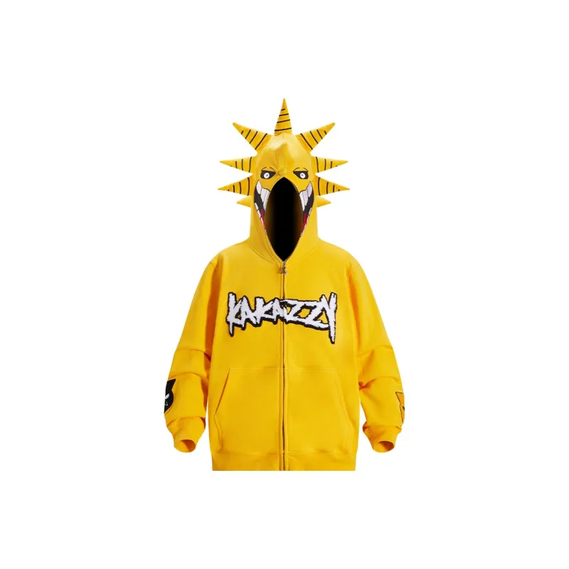 KAKAZZY Sweatshirts Unisex Yellow-1