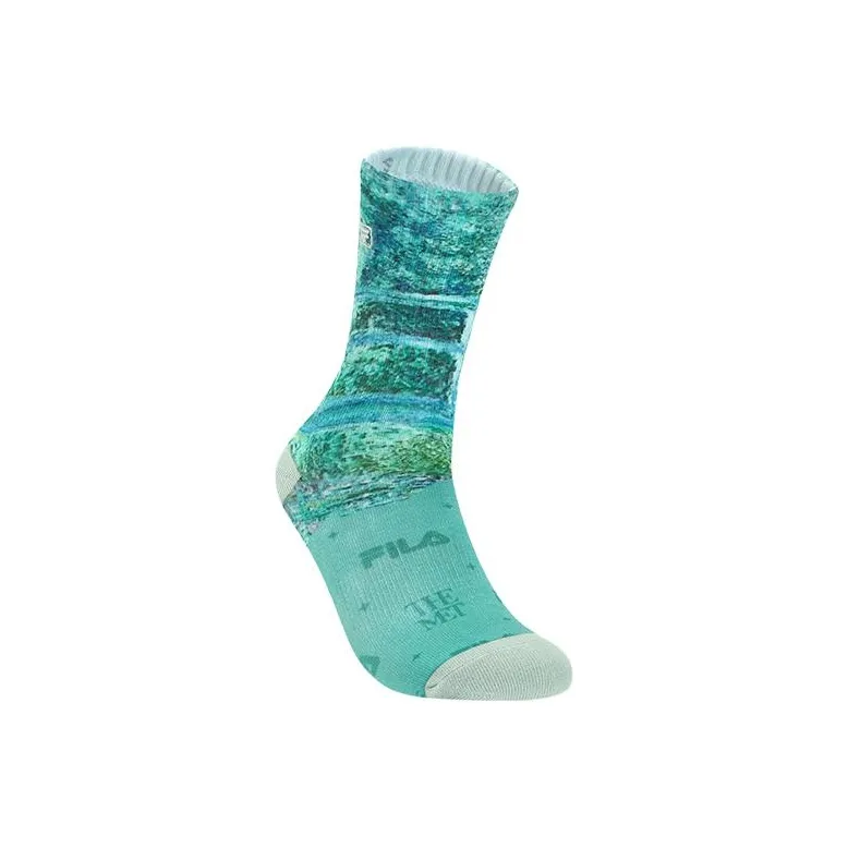 FILA Heritage Knee High Socks Women's 1 Pack Light Bright Green-0