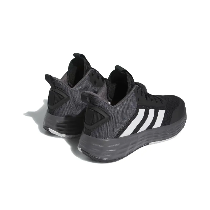 Adidas Own The Game Core Black Grey Five Cloud White-4