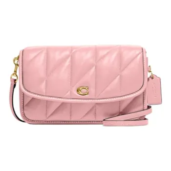 COACH Hayden Nappa Leather Pillow Bag, Shoulder Bag, Crossbody Bag Small Size Women's Pink