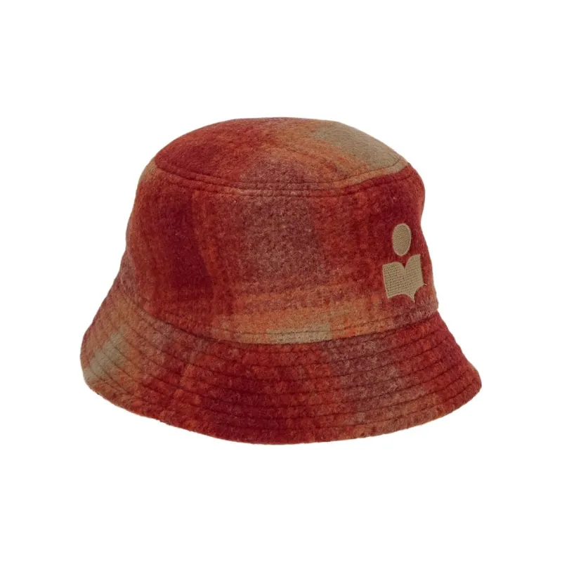 ISABEL MARANT Haley Checked Bucket Hat-1