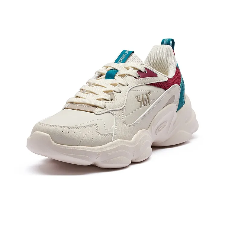 361° Anti-Slip Wear-Resistant Low-Top Padded Casual Shoes Men's Advanced Red-1