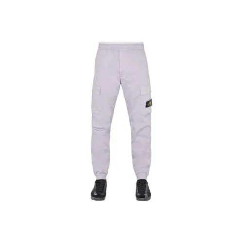 STONE ISLAND Casual Pants Men Light Purple