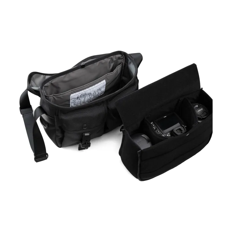 MYBRANDORIGINAL Nylon Polyester Camera Bag Handbag Medium Size Unisex Black-4