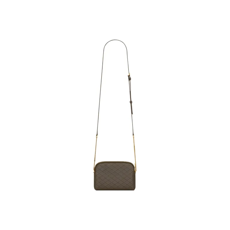 SAINT LAURENT GABY Sheepskin Shoulder Bag, Crossbody Bag Regular Women's Brown-4