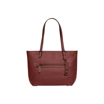 COACH Taylor Eggstone Grain Leather Tote Bag Shopping Bag Shoulder Bag Handbag Large Size Women's Rusty Red