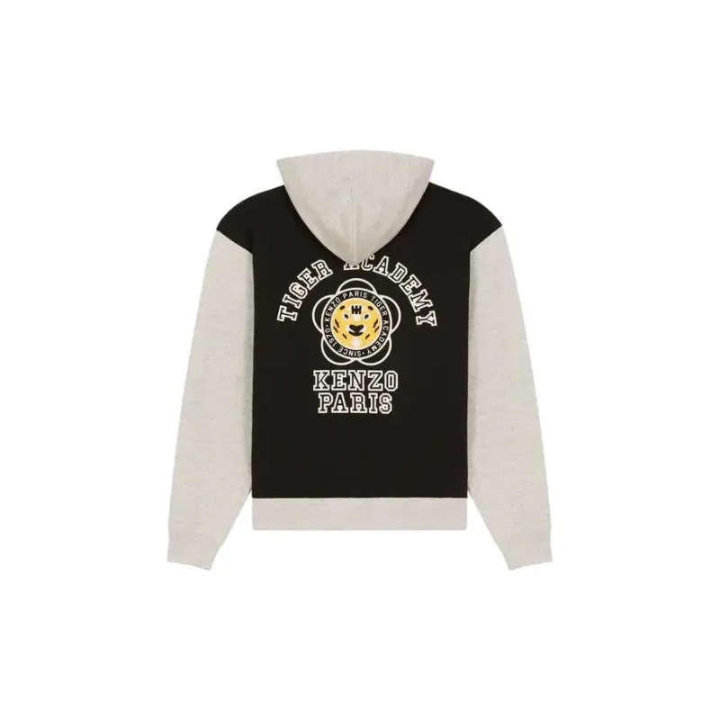 KENZO Colour block Stretch cotton Hoodie-1