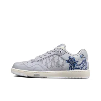 DIOR B27 Kenny Scharf Low Top Blue Tiger Print