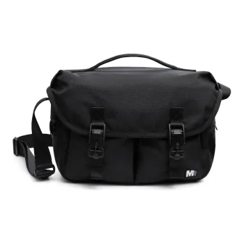 MYBRANDORIGINAL Nylon Polyester Camera Bag Handbag Medium Size Unisex Black