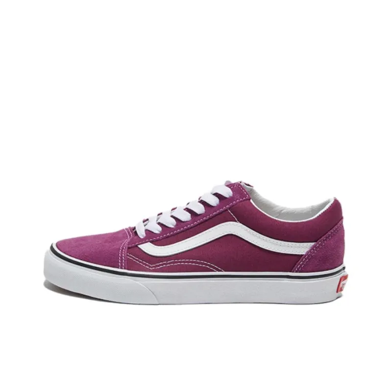 Vans Old Skool Abrasion-Resistant Low-Top Skateboard Shoes Unisex Purple-0