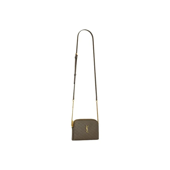 SAINT LAURENT GABY Sheepskin Shoulder Bag, Crossbody Bag Regular Women's Brown-2