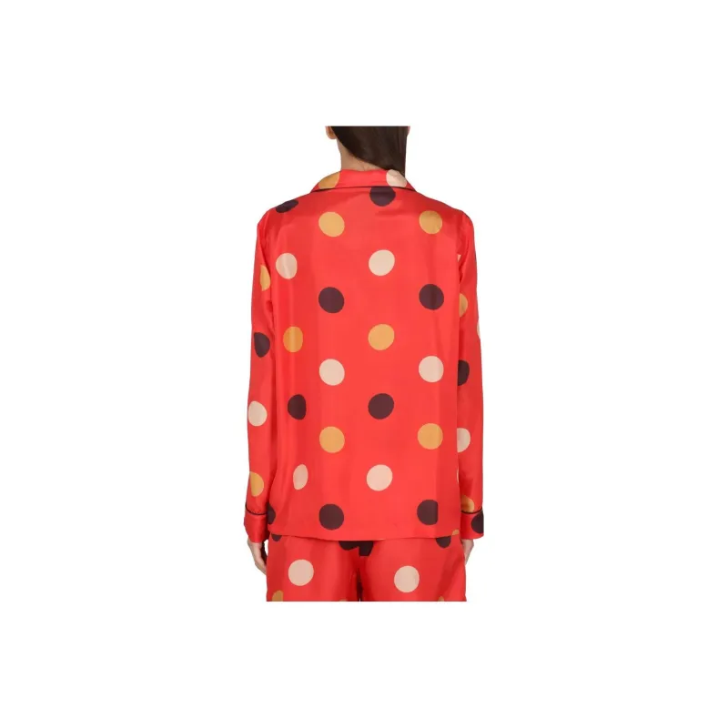 ASPESI Polka Dot Printed Buttoned Shirt-1
