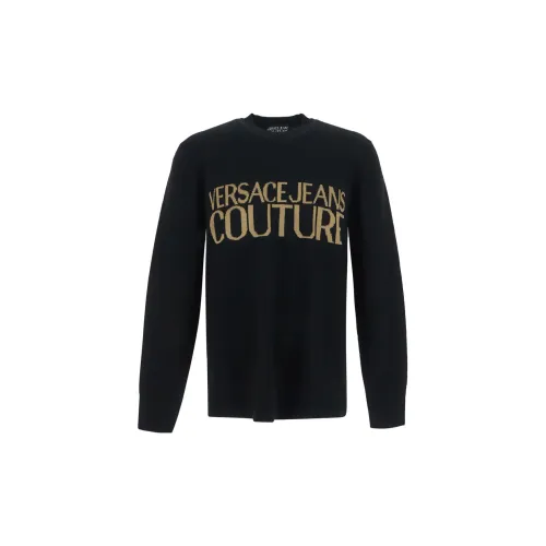 VERSACE JEANS COUTURE Sweaters Men Black