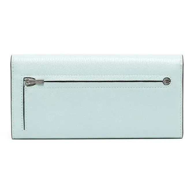 Mulberry Leather Wallet Women's Light Green-1