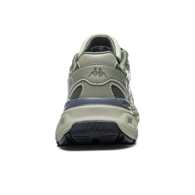 Kappa Anti Slip Wear Resistant Breathable Lightweight Low Top Chunky Sneakers Unisex Elm Green Pistachio Yellow-4