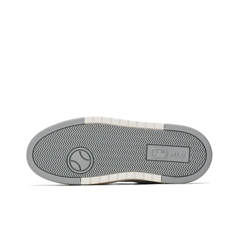MLB Chunky Liner Skateboard Shoes Unisex Low Top Gray White-5