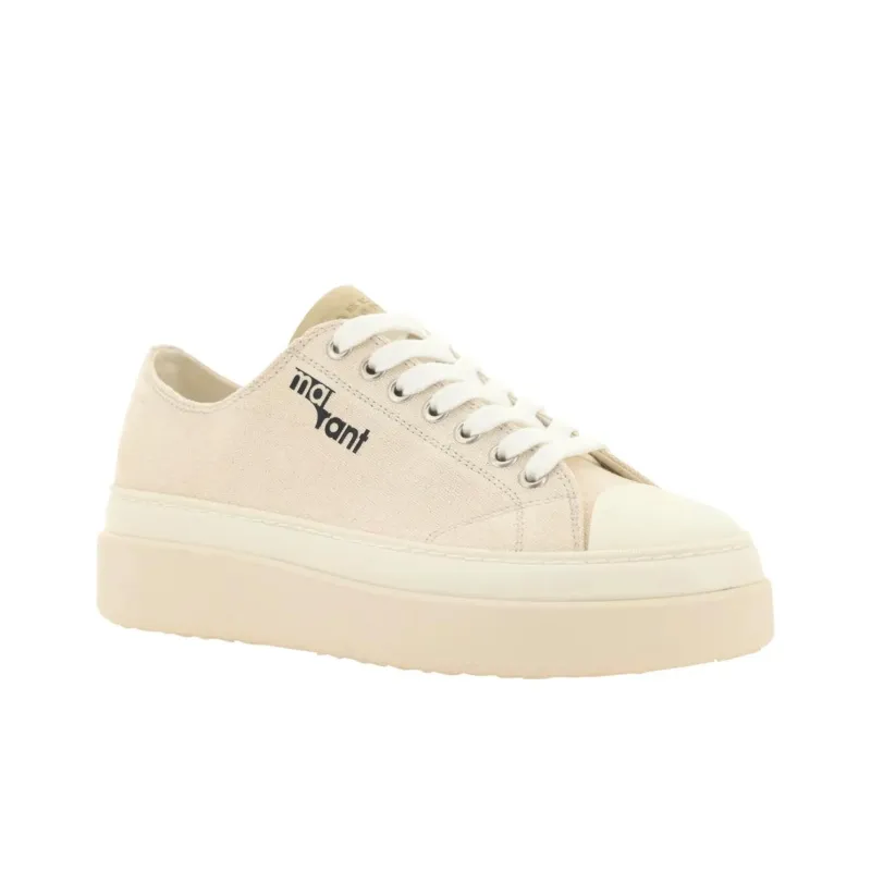 ISABEL MARANT Austen Logo-print Flatform Sneakers-1