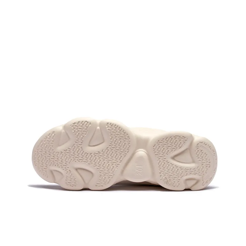 361° Cloud Series Wear Resistant Slip Resistant Low Top Casual Shoes Women's White Soft Pink-4
