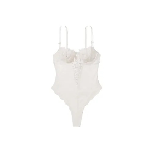 Victoria's Secret Bodysuits Women's White