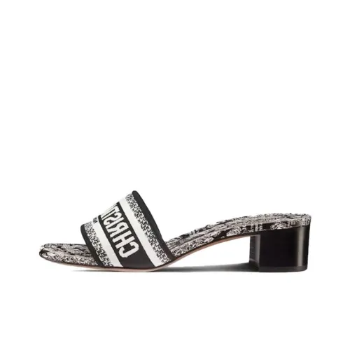 DIOR Dway Slide Slippers Women's Black/White