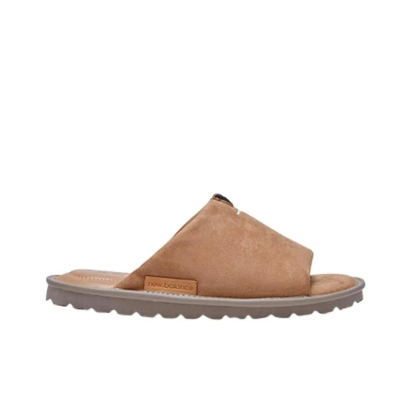 New Balance Slip Resistant Slide Slippers Unisex Brown-1