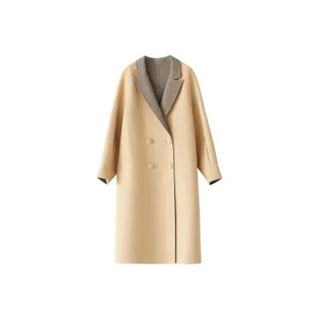 MIIDII Mid-Length Velvet Coat Women's