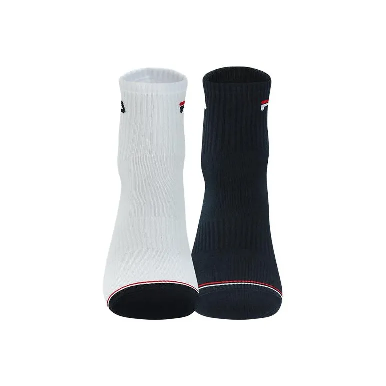 FILA Heritage Mid Calf Socks Men's 2 Pack-2