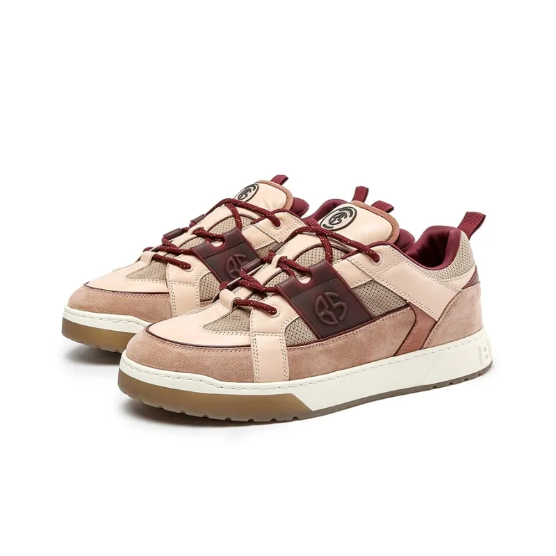 BLOCCO5 SKATE Collection Low Top Skateboard Shoes Women's Light Pink-1