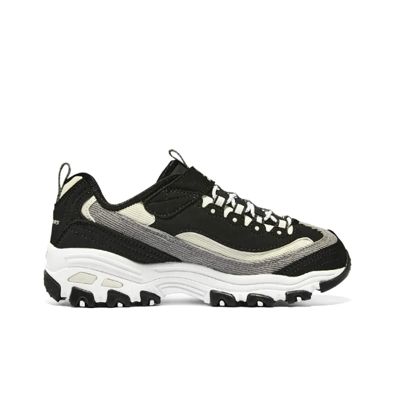 Skechers D'lites 1.0 Marathon Running Shoes 'Black Grey Beige' Women's-1