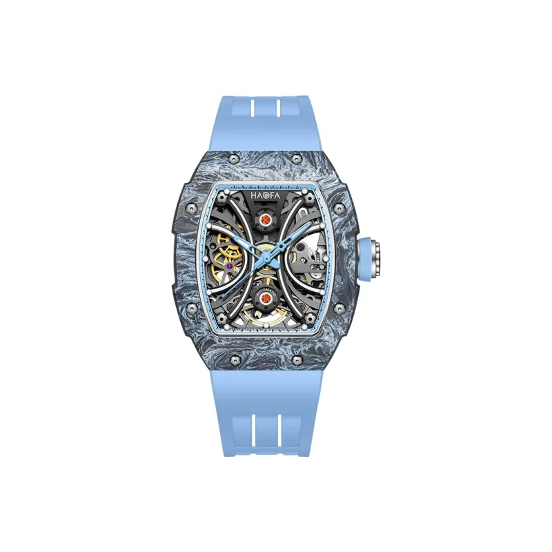 HaofaTourbillon 1909L 1 Mechanical Movement Watch Women's Watch Cut Out Dial-6