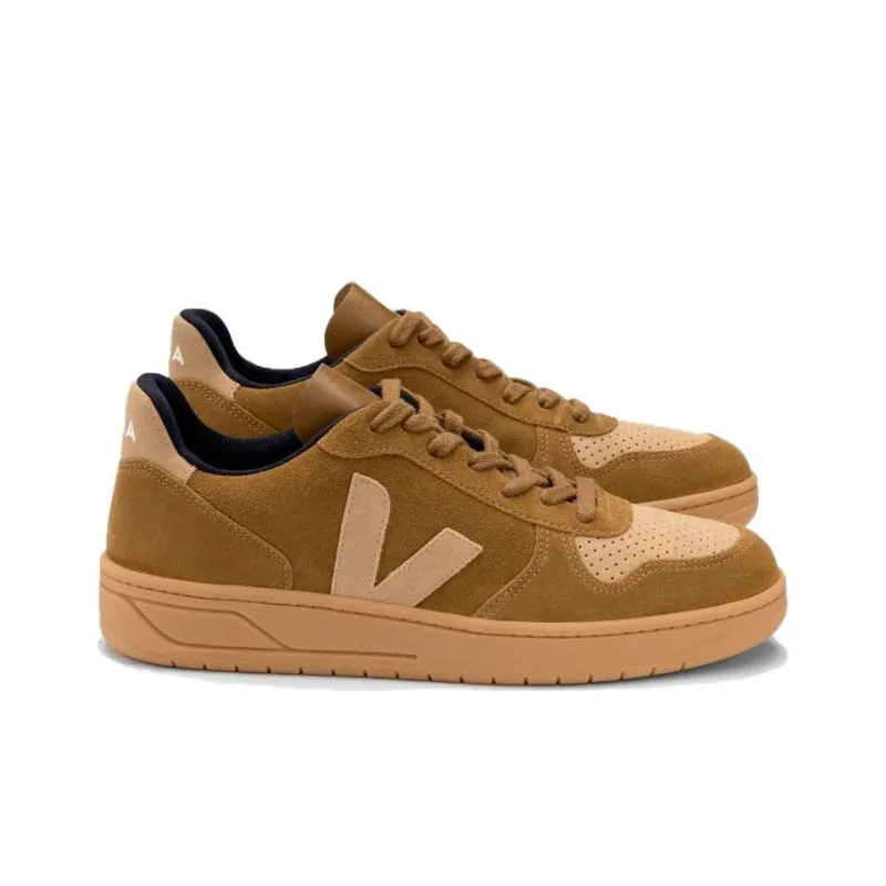 VEJA V-10 Suede Camel Desert-1