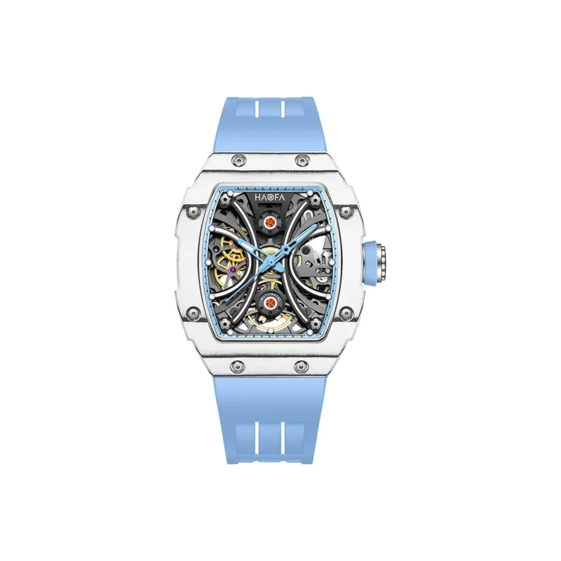 HaofaTourbillon 1909L 1 Mechanical Movement Watch Women's Watch Cut Out Dial-8